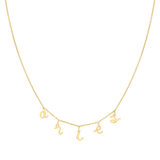 Custom Mini Letter Necklace