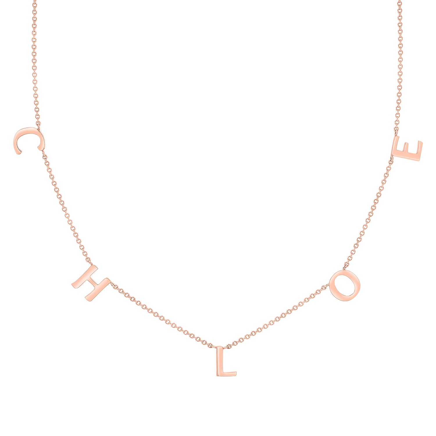 Spaced Letter Necklace