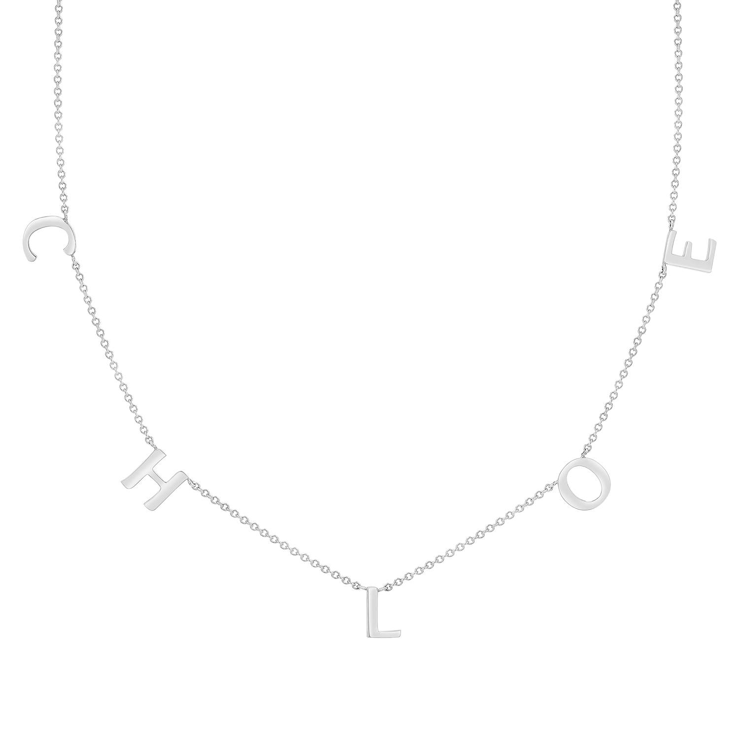 Spaced Letter Necklace