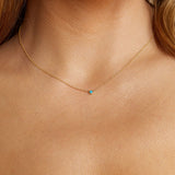 Turquoise Solitaire Necklace
