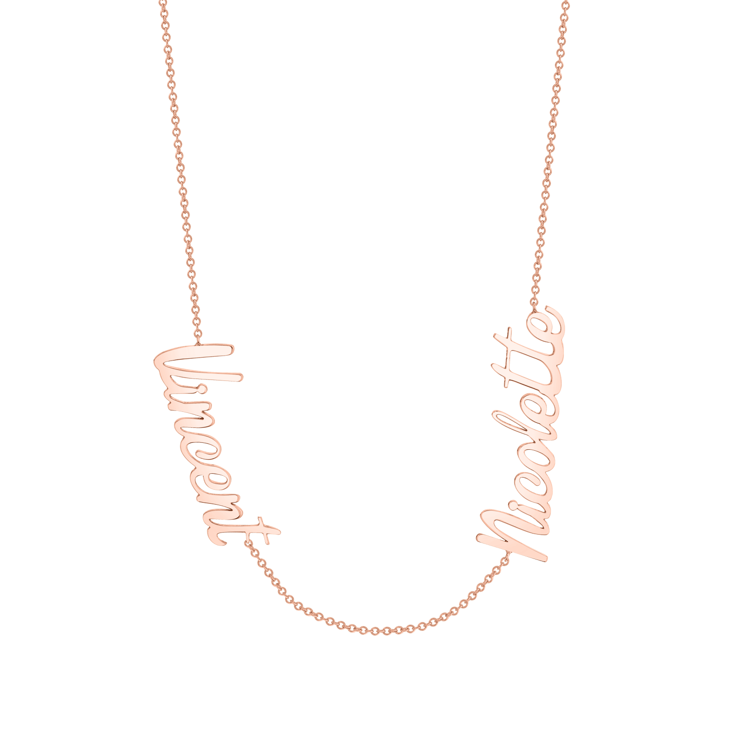Deux Name Necklace