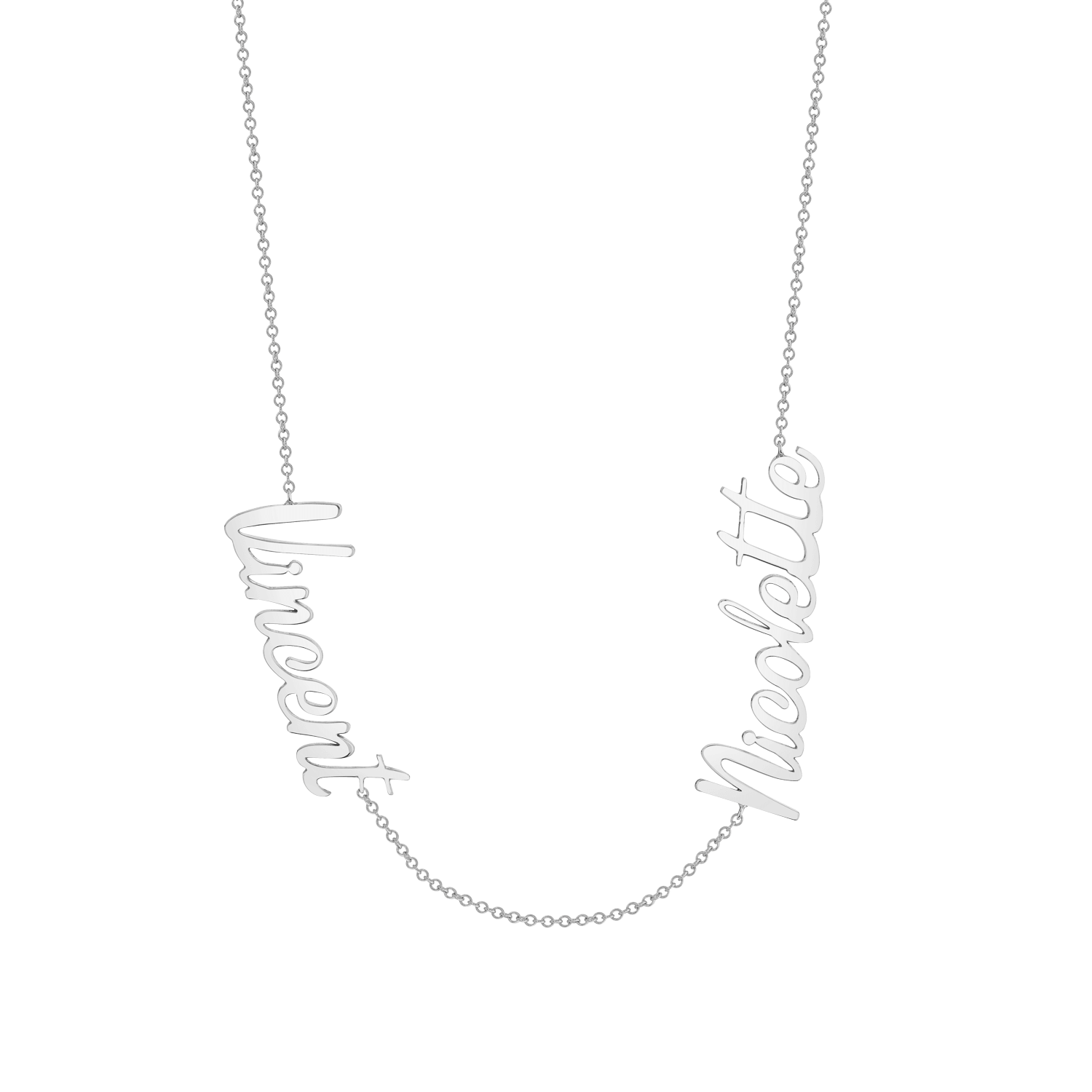 Deux Name Necklace