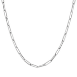 14K Paper Clip Chain Necklace