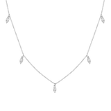 Diamond Pear Drop Necklace