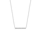 Kids Diamond Pave Bar Necklace