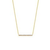Kids Diamond Pave Bar Necklace