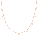 Kids Mini Spaced Letter Necklace