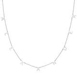 Mini Spaced Letter Necklace