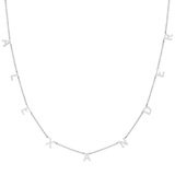 Kids Mini Spaced Letter Necklace