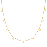 Kids Mini Spaced Letter Necklace