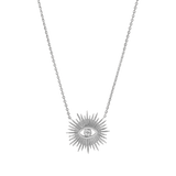 Sunburst Evil Eye Necklace