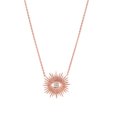 Sunburst Evil Eye Necklace