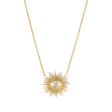 Sunburst Evil Eye Necklace