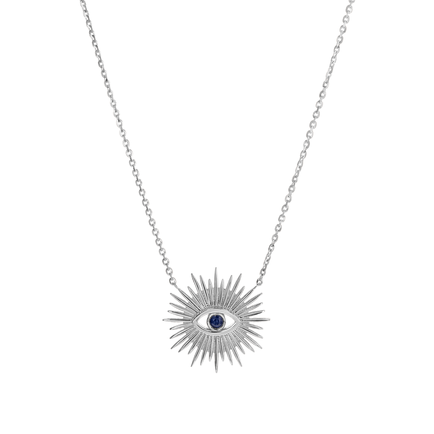 Sunburst Evil Eye Necklace