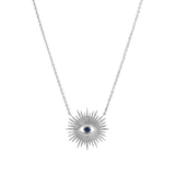 Sunburst Evil Eye Necklace