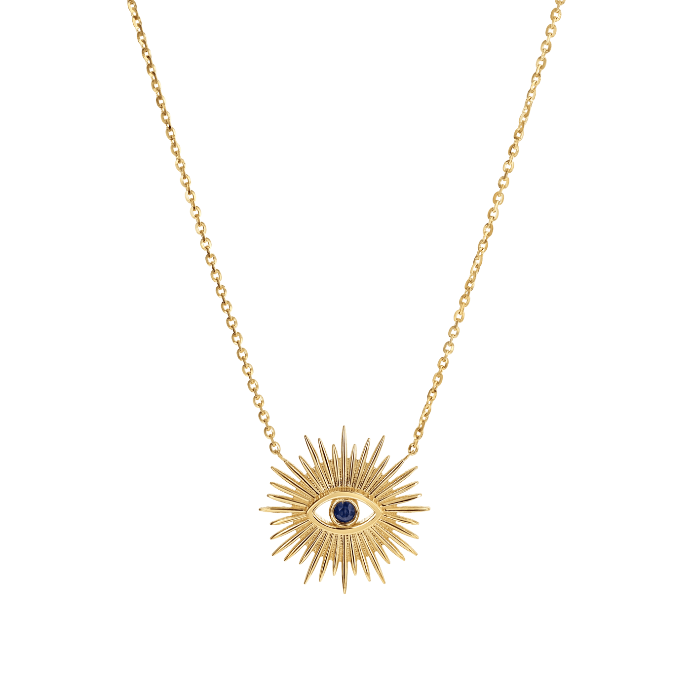 Sunburst Evil Eye Necklace