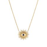 Sunburst Evil Eye Necklace
