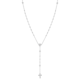 Diamond Rosary Necklace