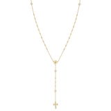 Diamond Rosary Necklace