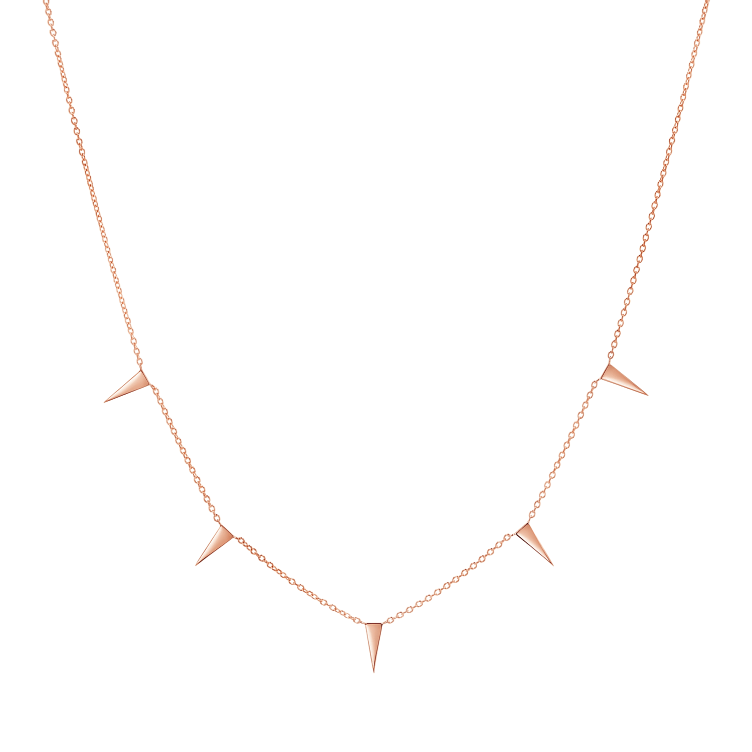 Triangle Spike Necklace