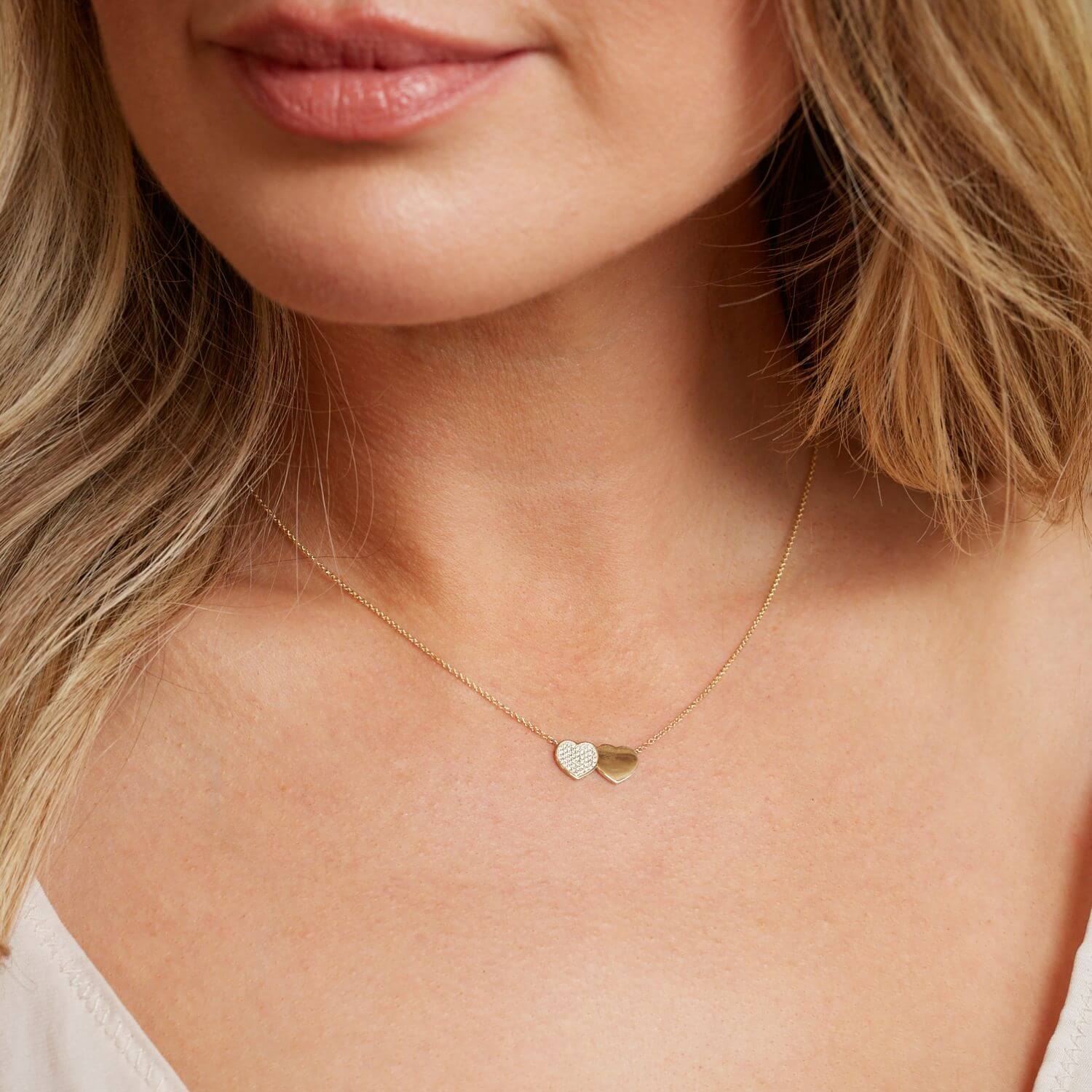 Twin Heart Necklace