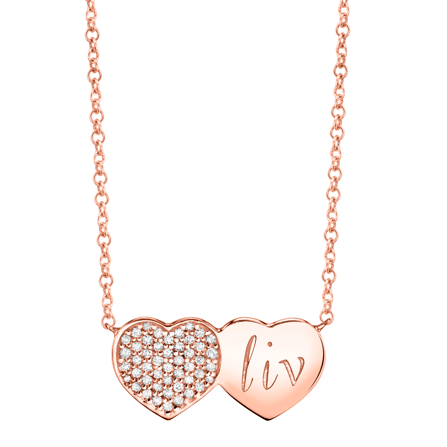 Twin Heart Necklace