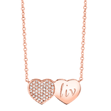 Twin Heart Necklace