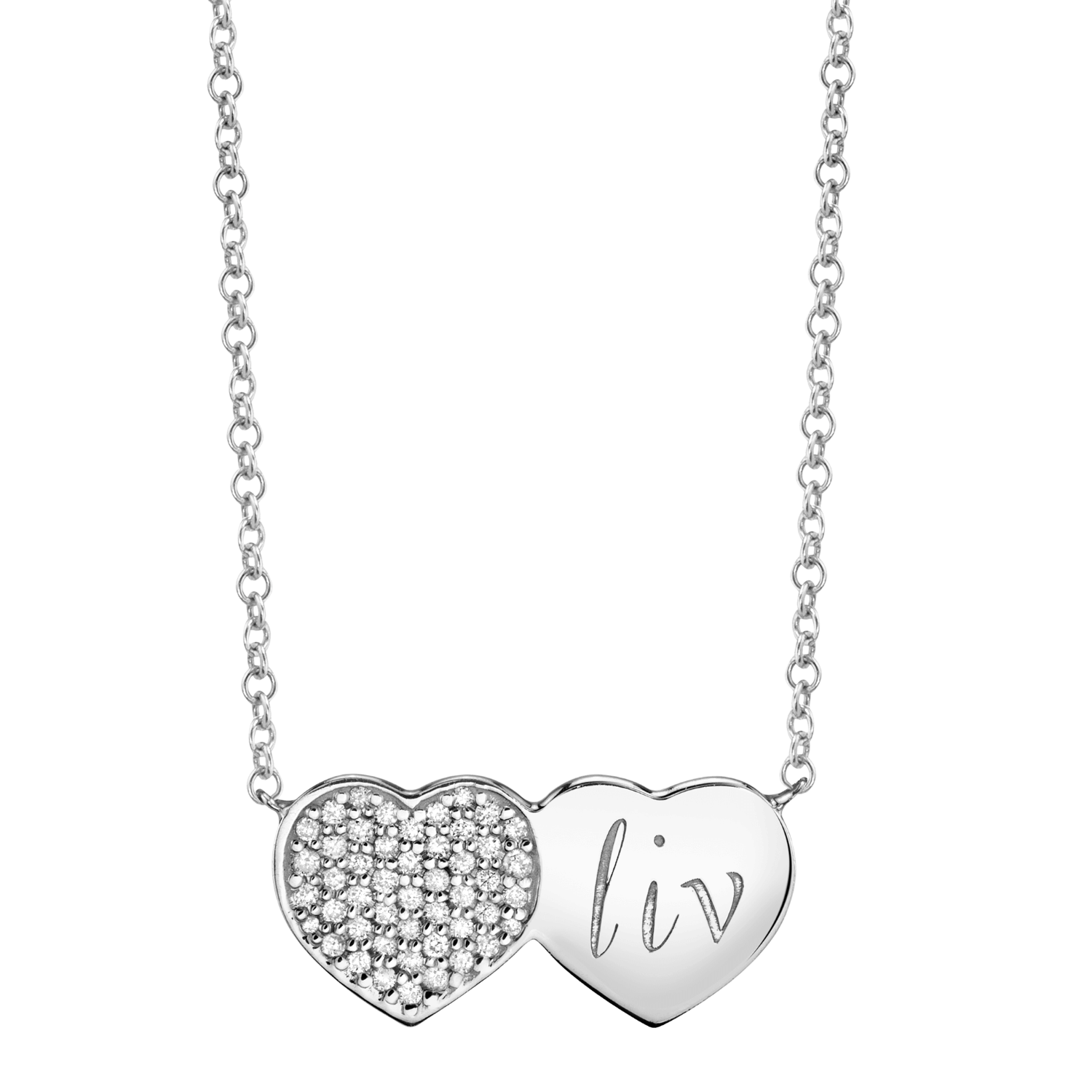 Twin Heart Necklace