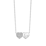Kids Twin Heart Necklace
