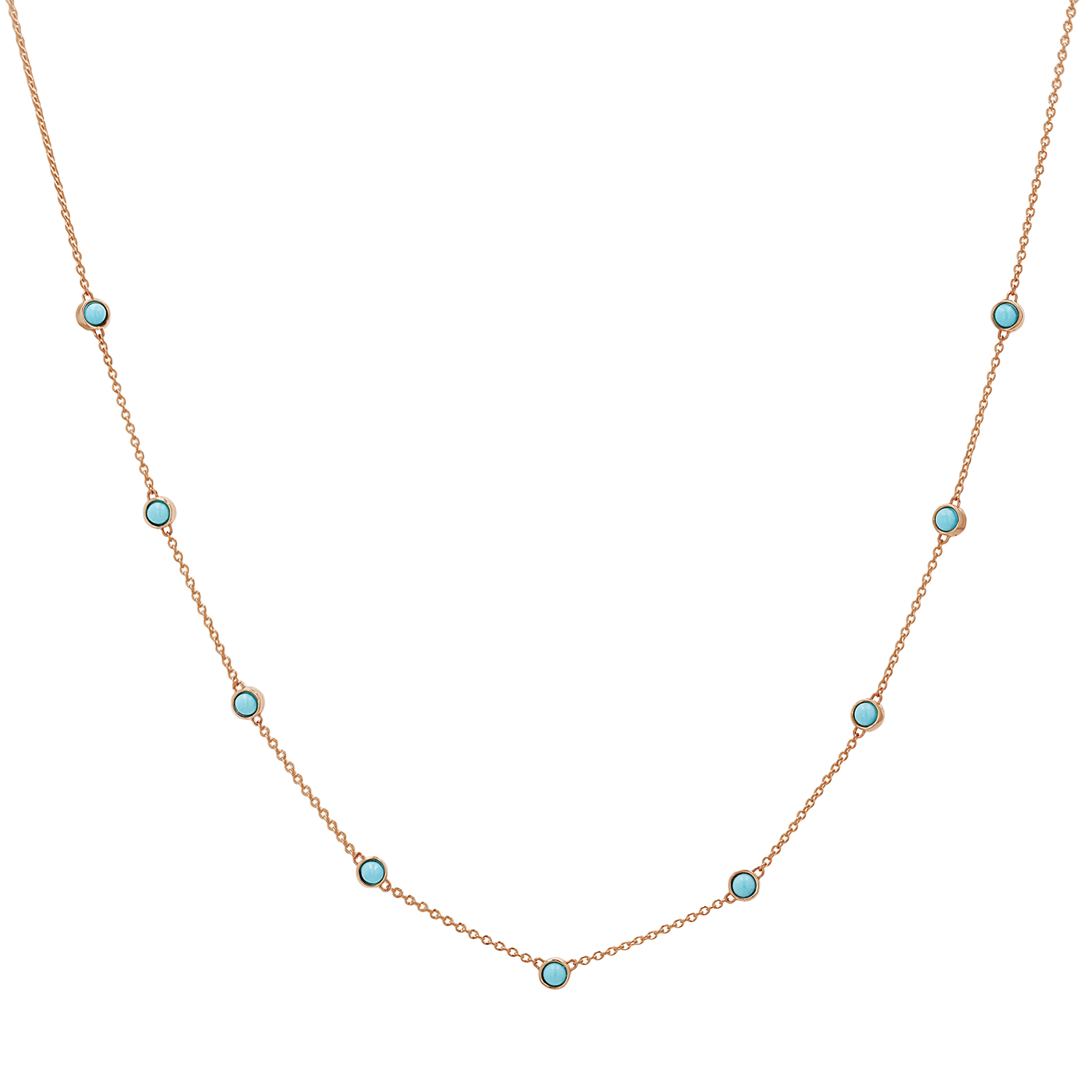 Genuine Turquoise Strand Necklace