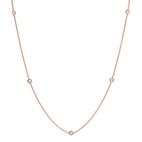 Extra Long Diamond Strand Necklace