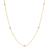 Extra Long Diamond Strand Necklace