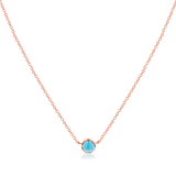 Turquoise Solitaire Necklace