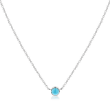 Kids Turquoise Solitaire Necklace