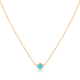Turquoise Solitaire Necklace
