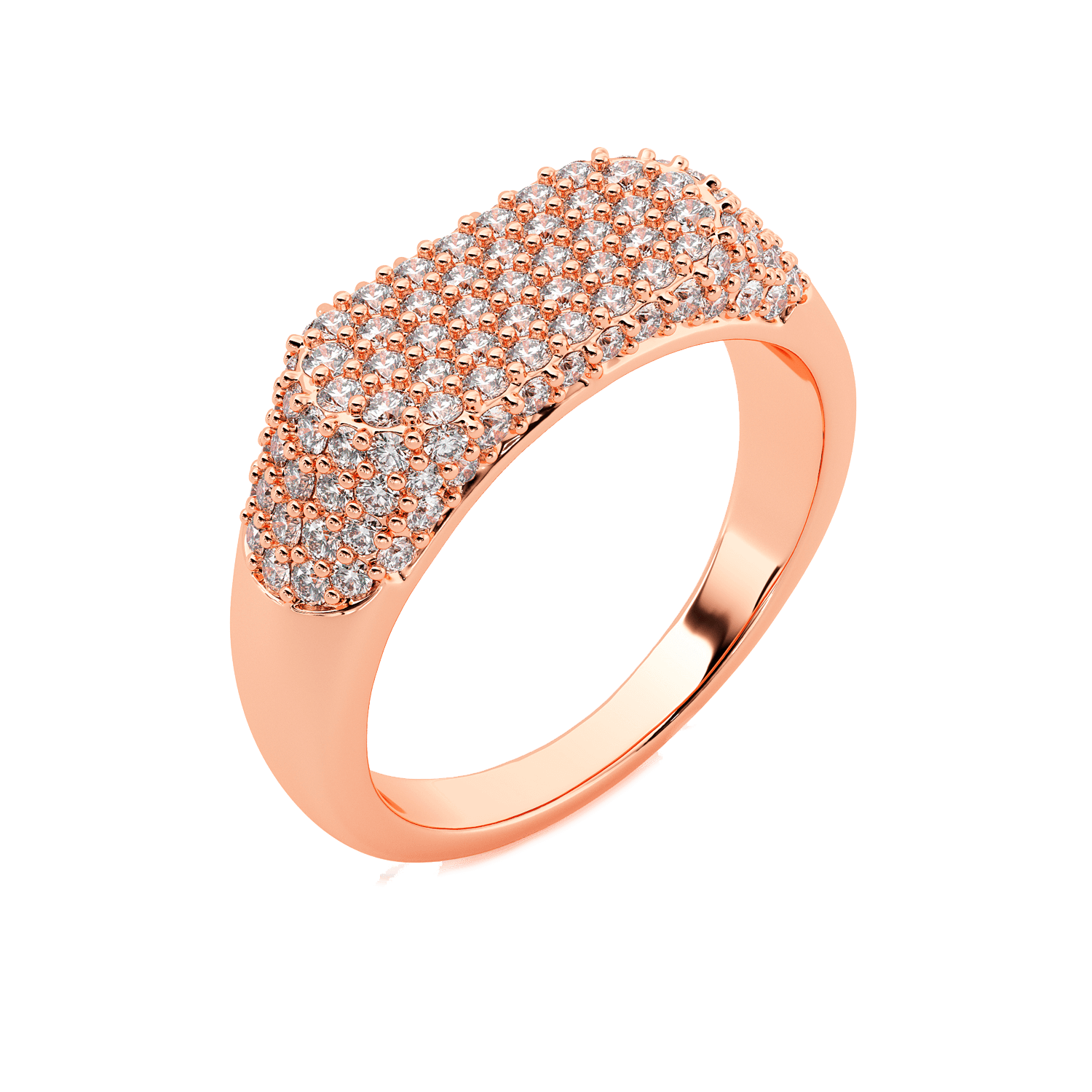 Diamond Pave Signet Ring