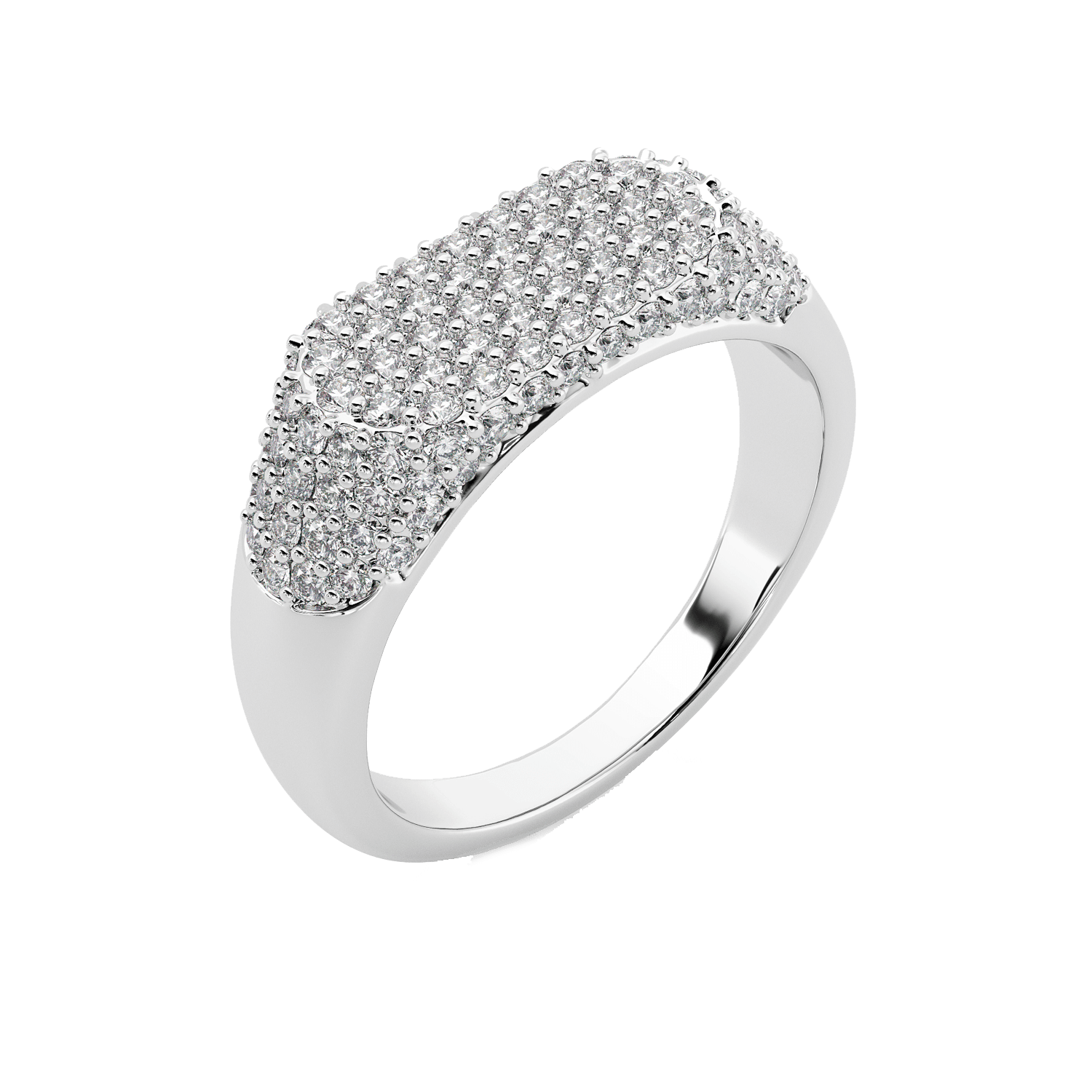 Diamond Pave Signet Ring