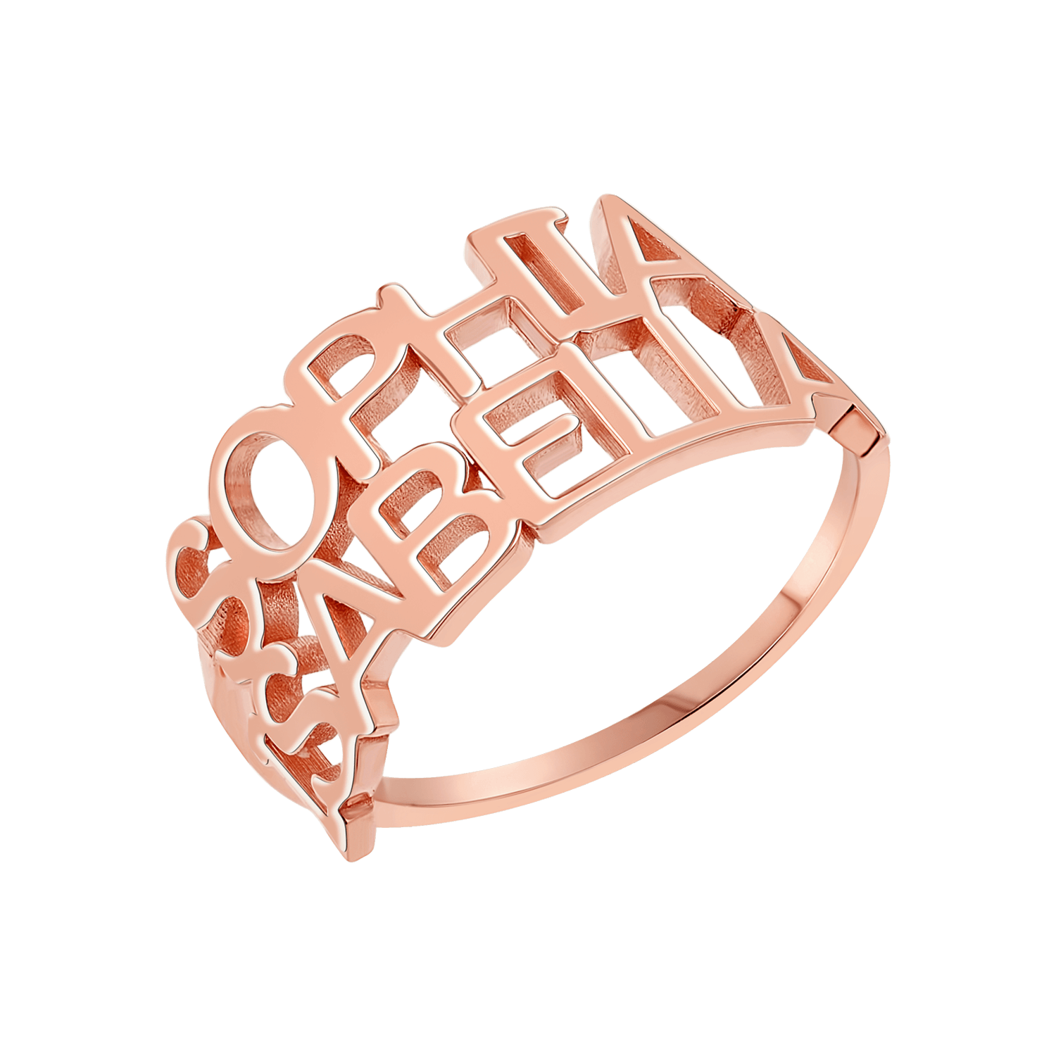 Linear Double Name Ring