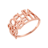 Linear Double Name Ring