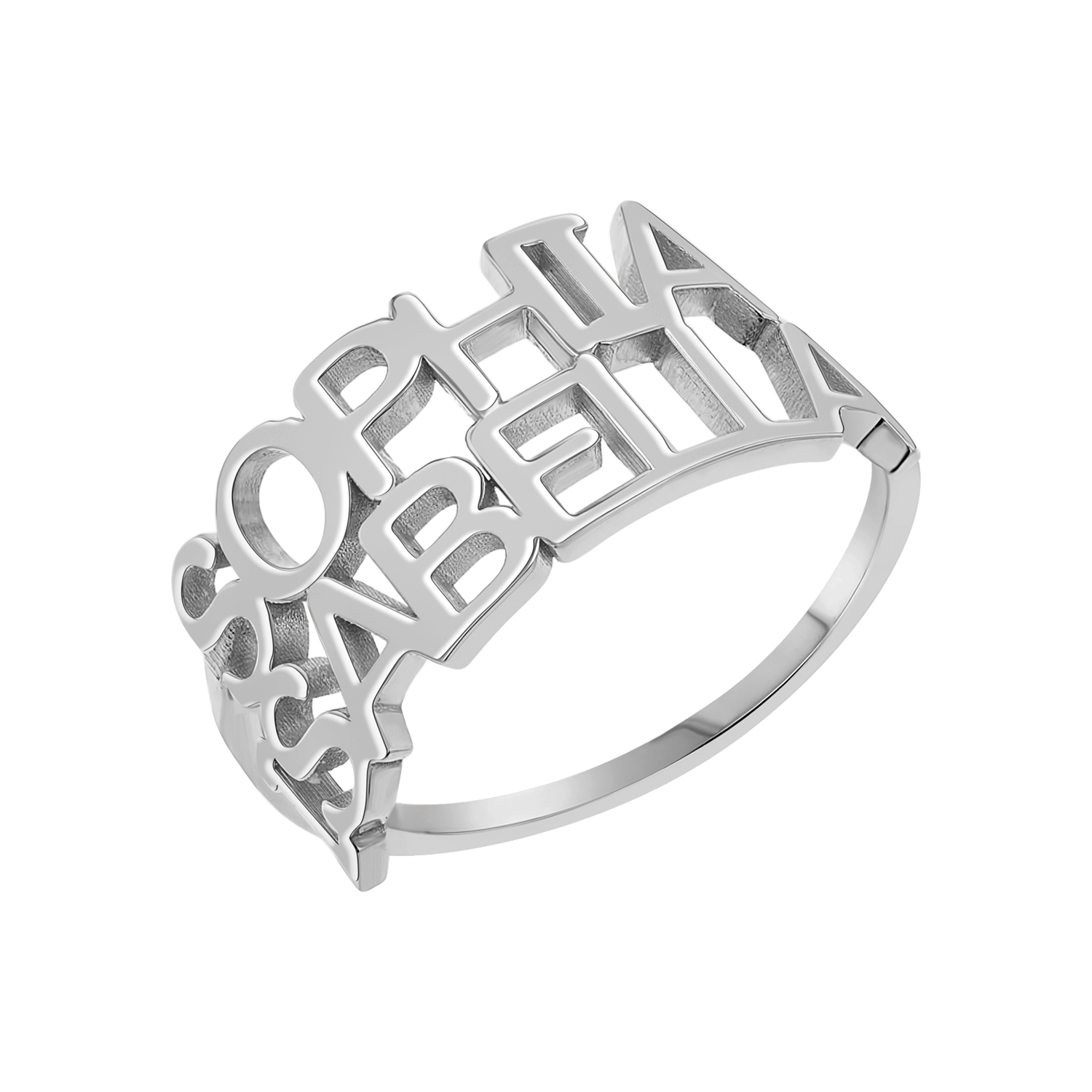 Linear Double Name Ring