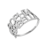Linear Double Name Ring