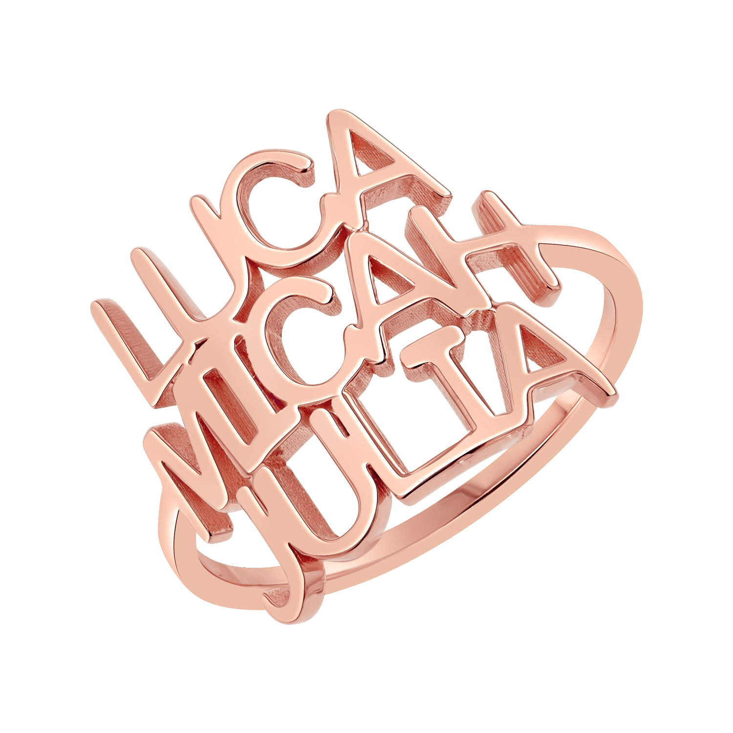 Linear Triple Name Ring