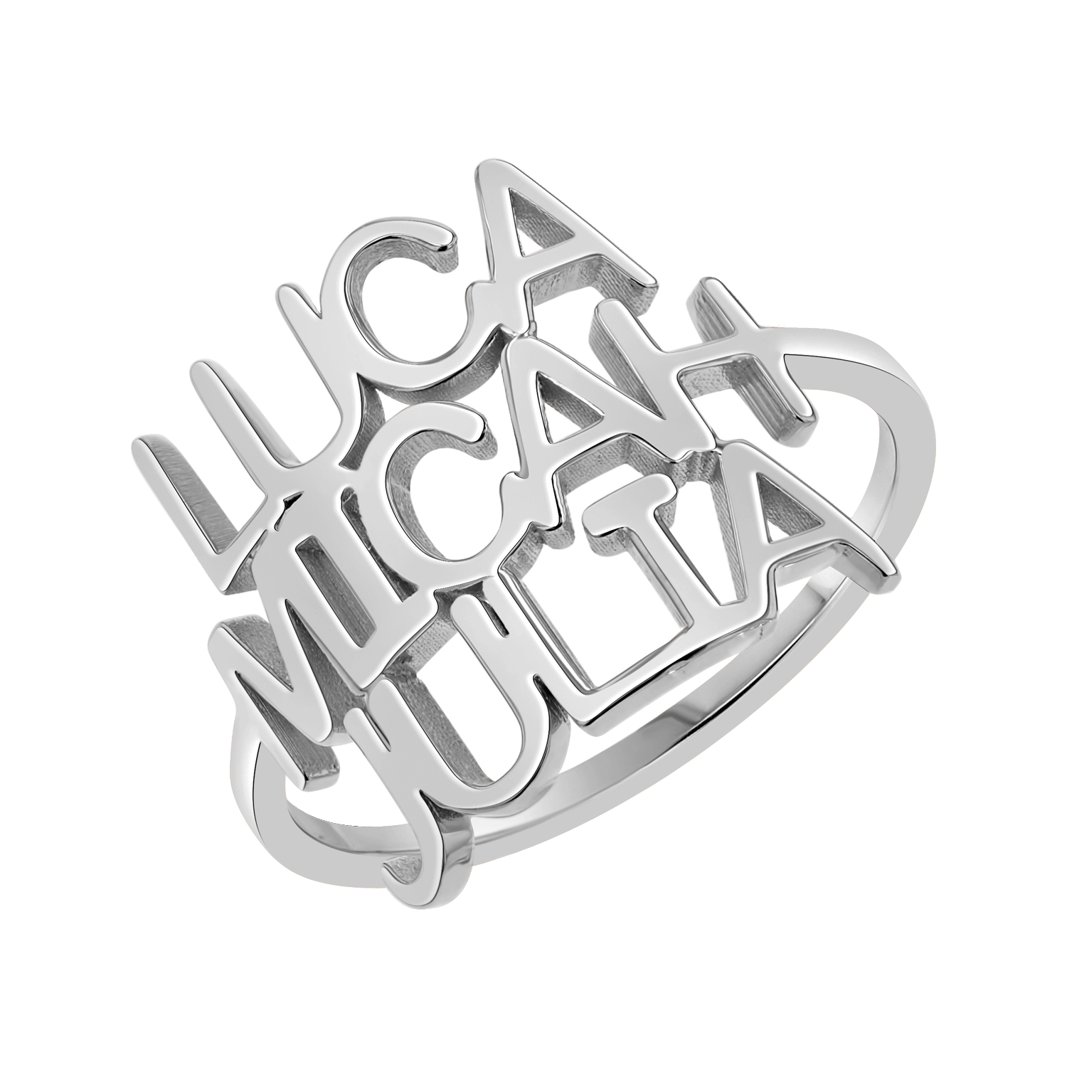 Linear Triple Name Ring