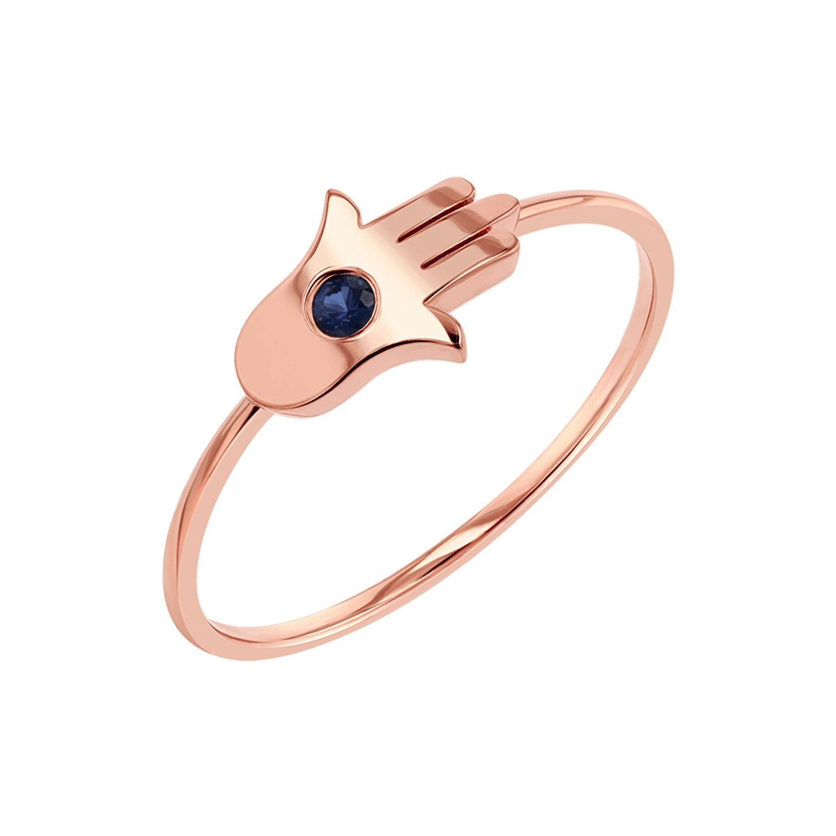 Hamsa Diamond Wire Ring