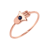 Hamsa Diamond Wire Ring