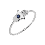 Hamsa Diamond Wire Ring