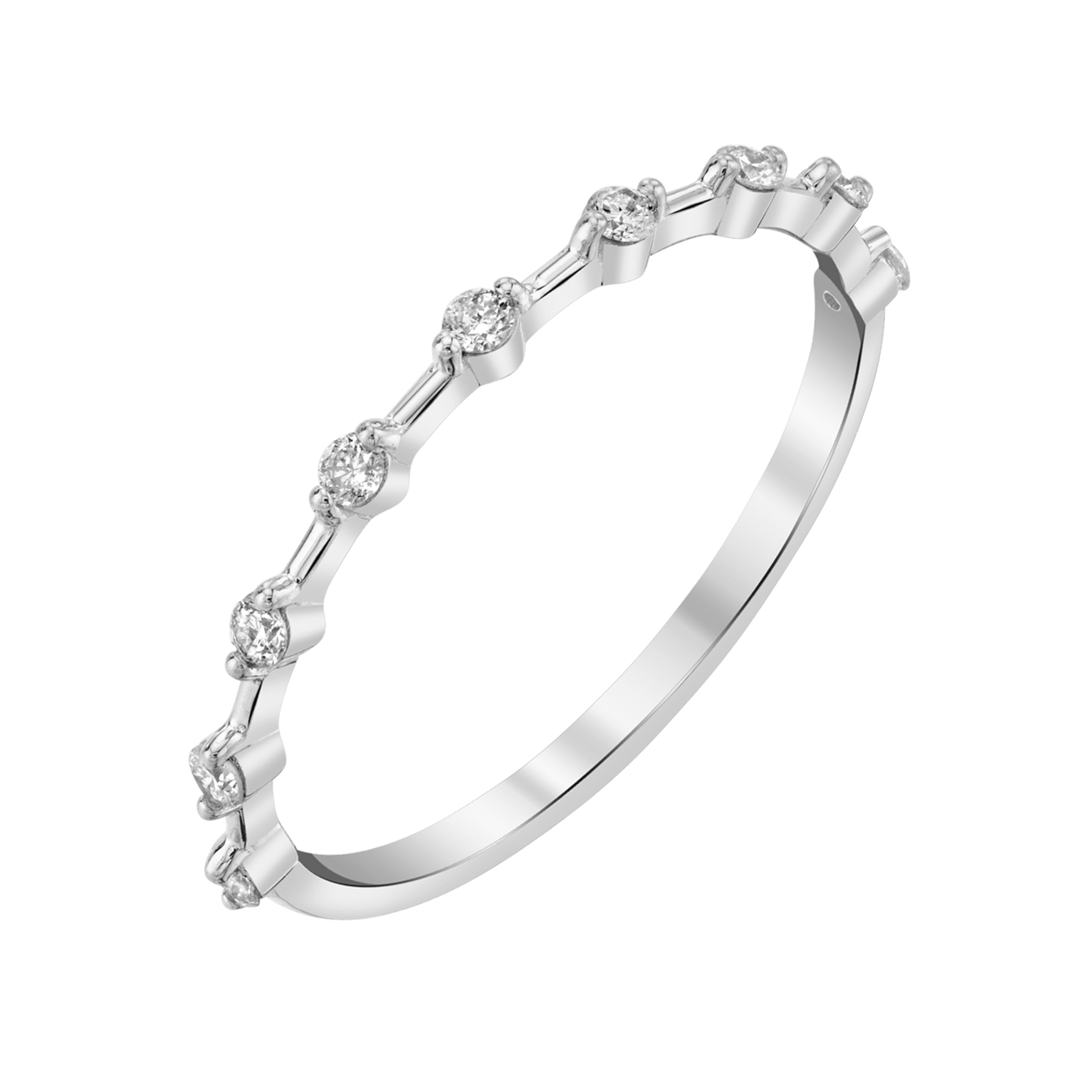 Floating Diamonds Ring