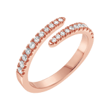 Diamond Coil Ring