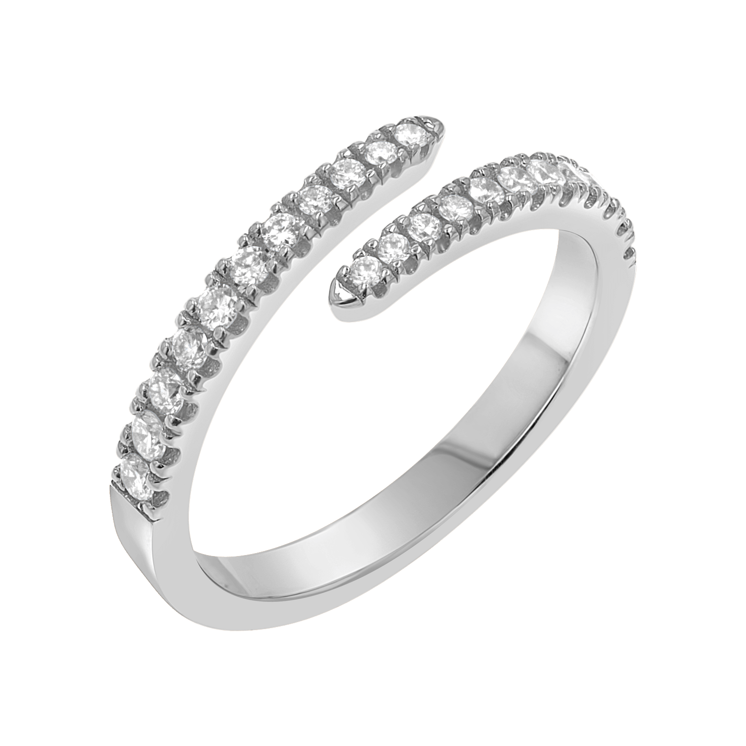 Diamond Coil Ring