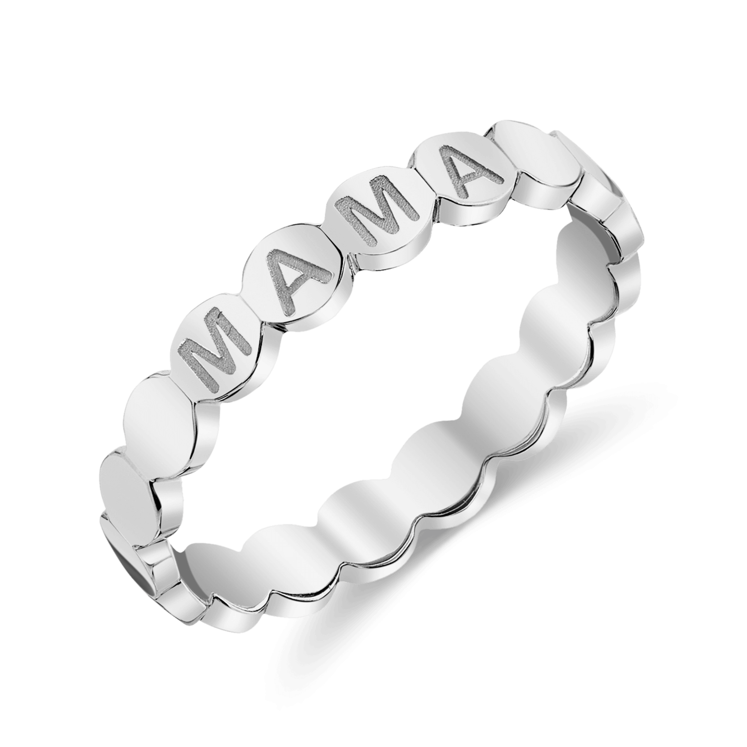 Bubble Engravable Eternity Band